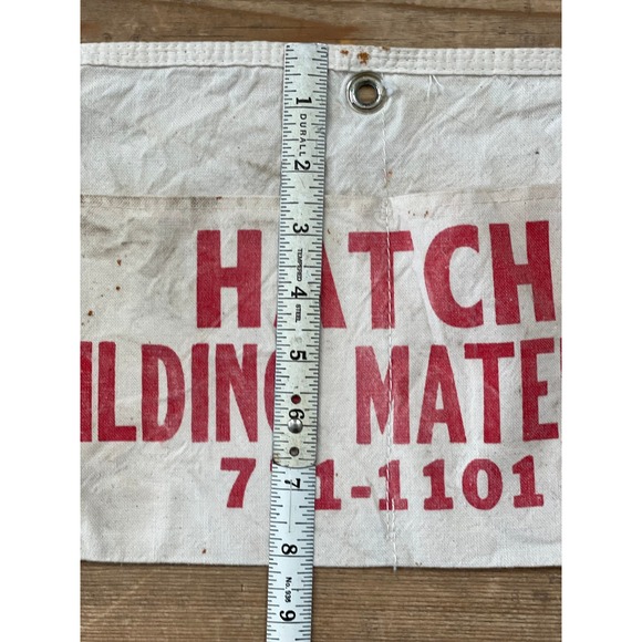 Vintage lumber company waist apron: vintage Advertising workwear - Picture 4 of 8
